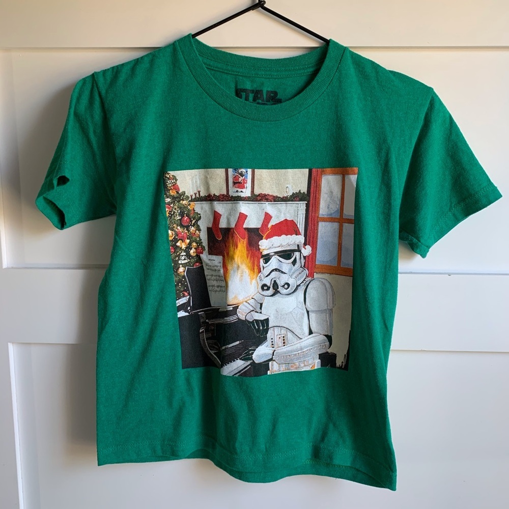 STAR WARS 🎄 Preloved XMAS Storm Trooper Tee XS